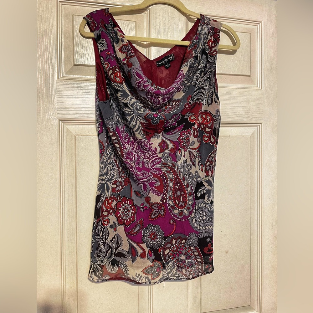 Large sleeveless top.